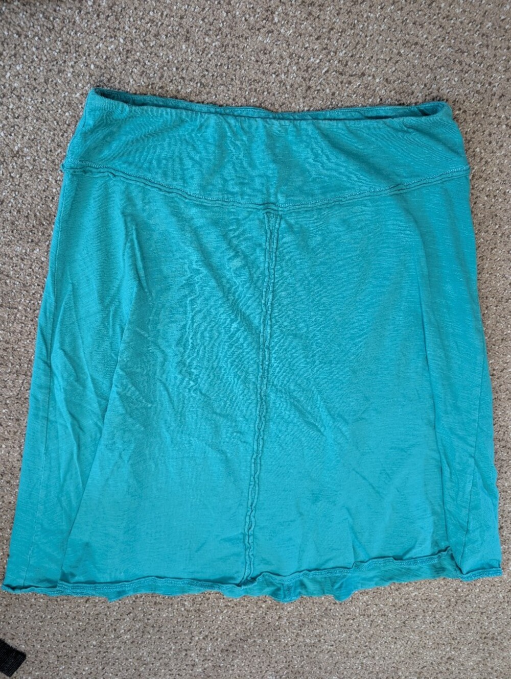 Prana Teal A-Line Stretch Skirt